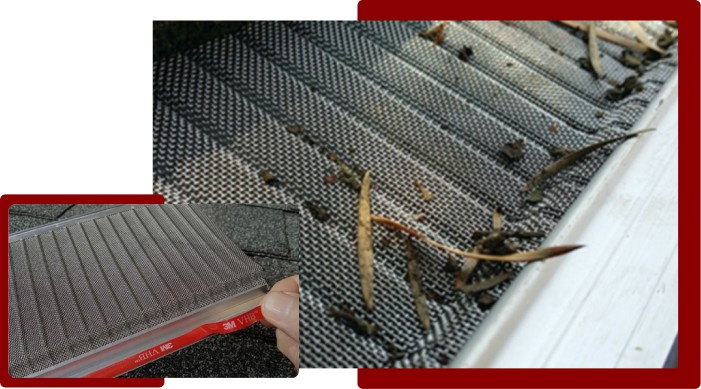 Gutter guard installation Gutter guard installation